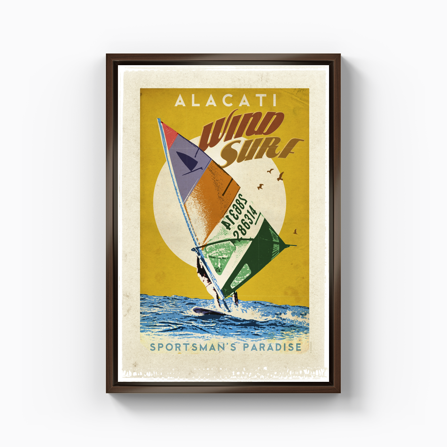 Çeşme Alaçatı Wind Surf - Kanvas Tablo