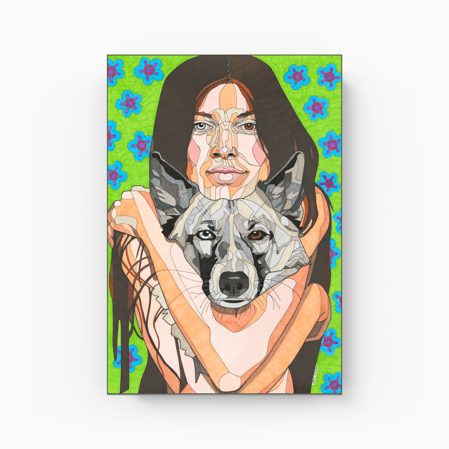 me and my friends don't infect coronavirus - Canvas Painting