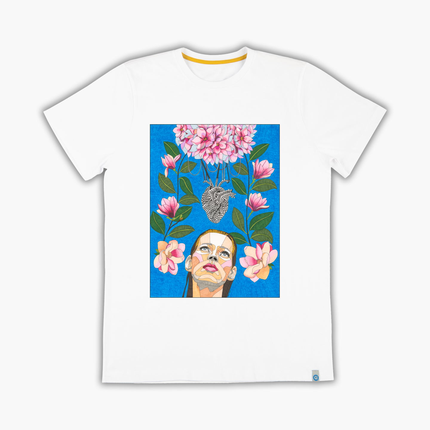 my heart rejoins with the deepest shades of blue - T-Shirt