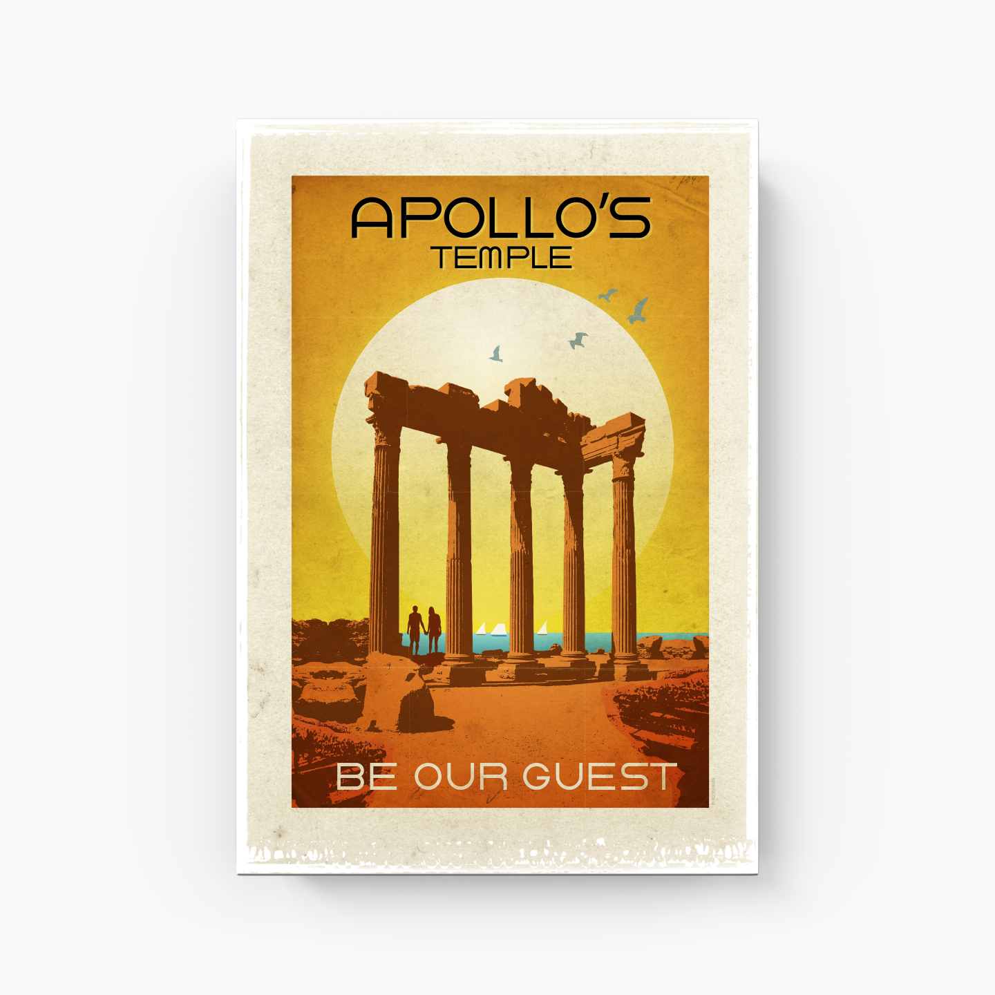 Apollon Tapınağı - Kanvas Tablo