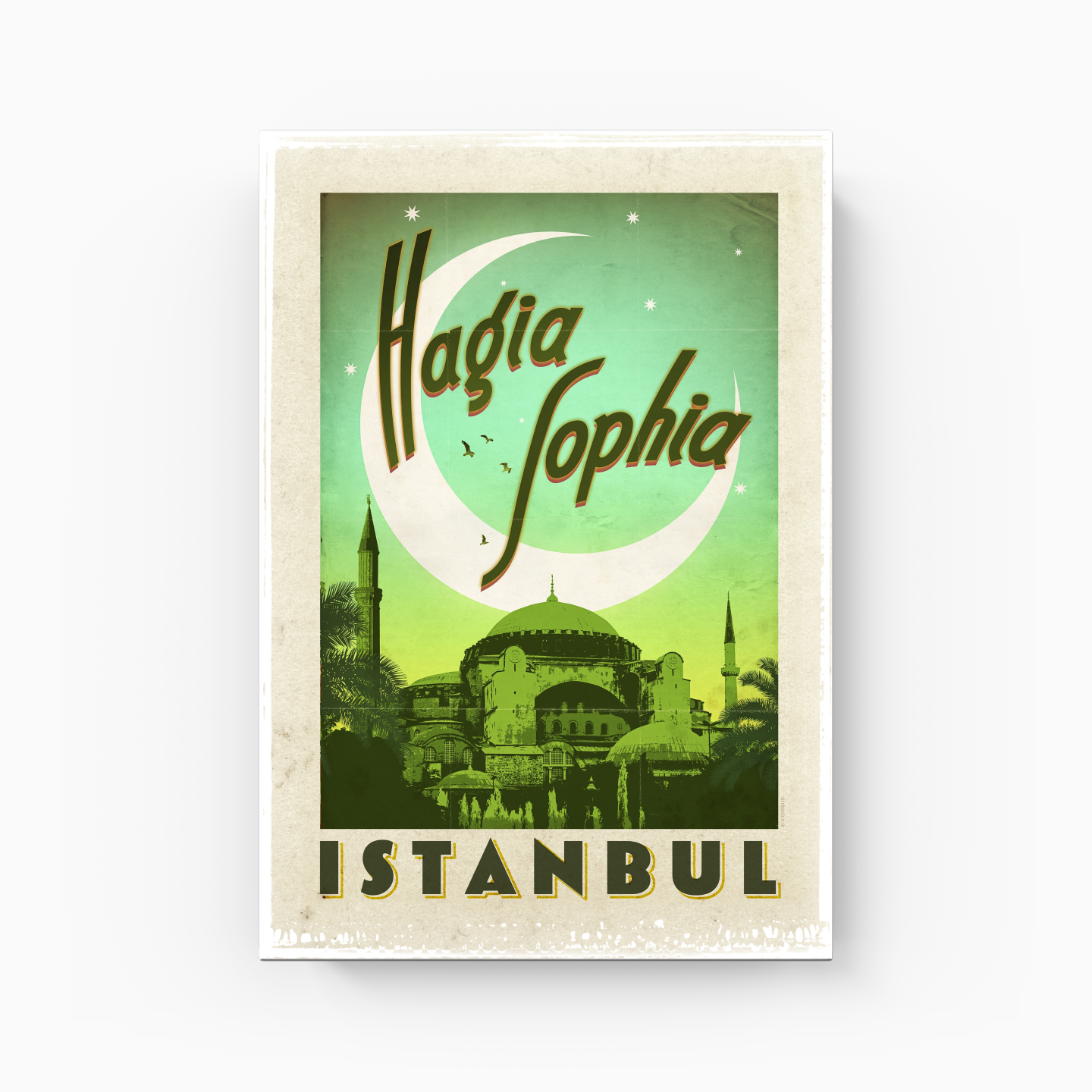 İstanbul Aya Sofya - Kanvas Tablo