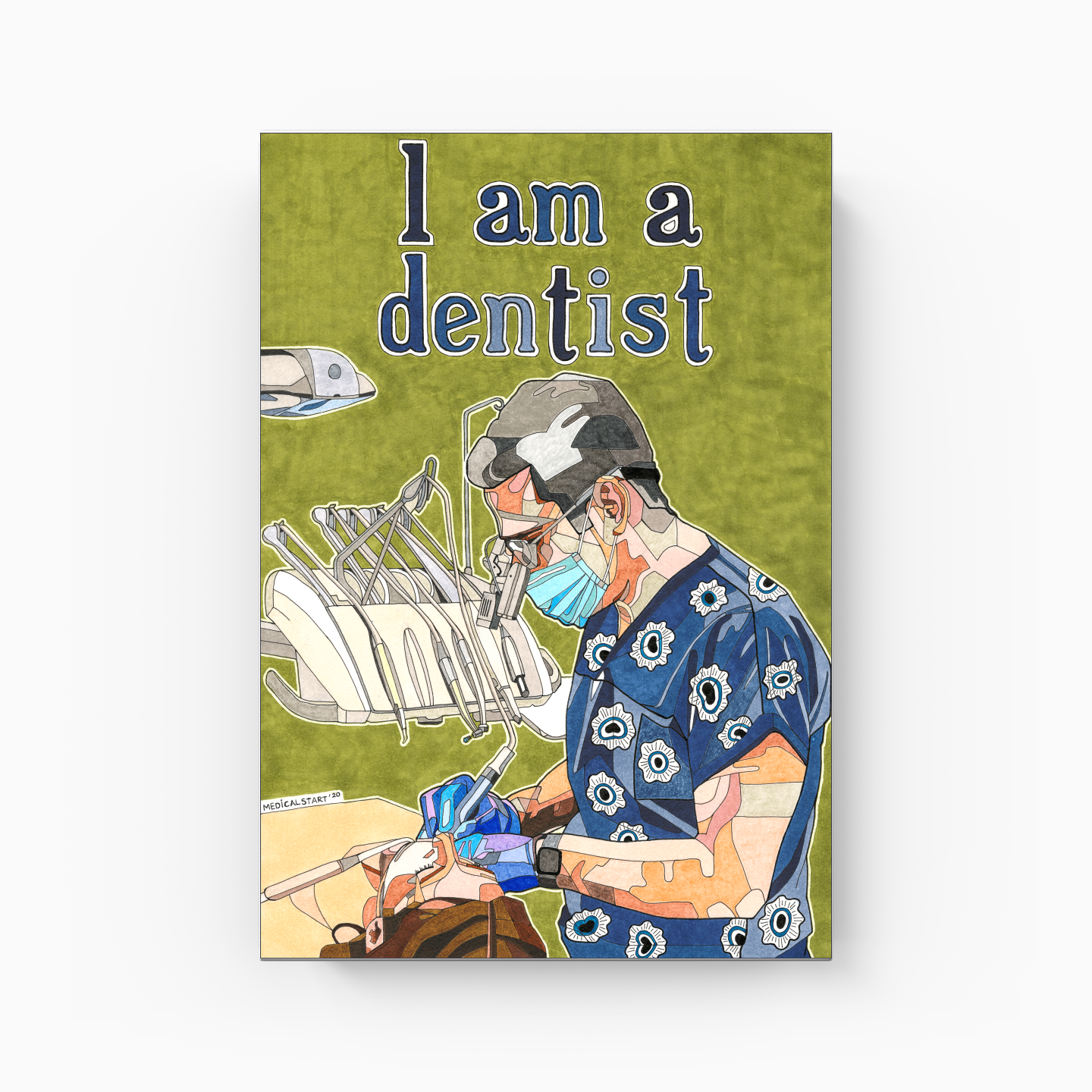 i am a dentist - Canvas Print