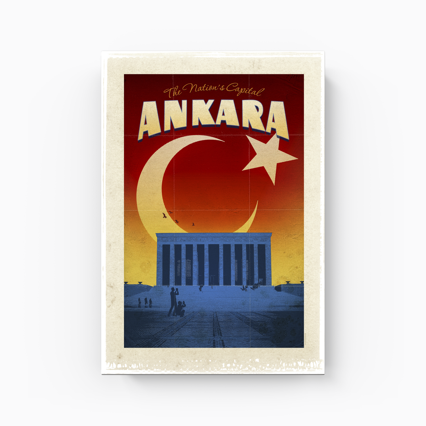 Ankara Mausoleum - Canvas Print