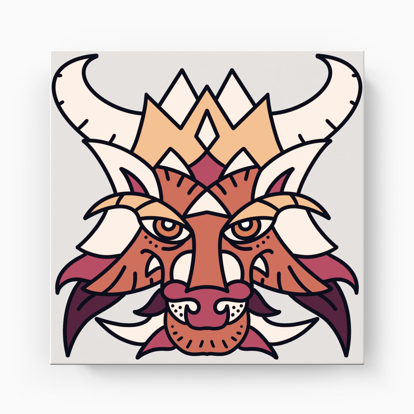 Mystical Leo - Kanvas Tablo