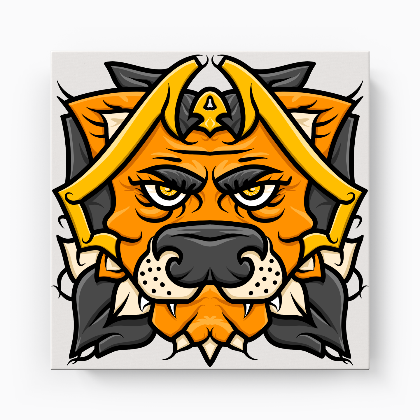 King lion - Kanvas Tablo