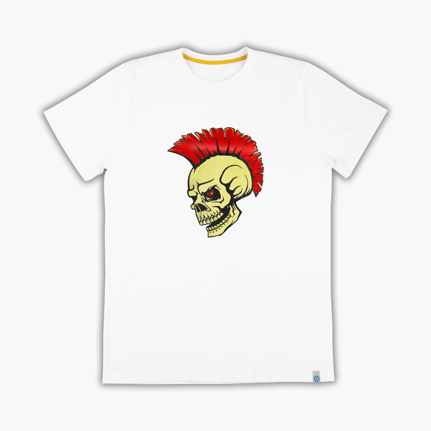 Long Red Head Skull - Tişört