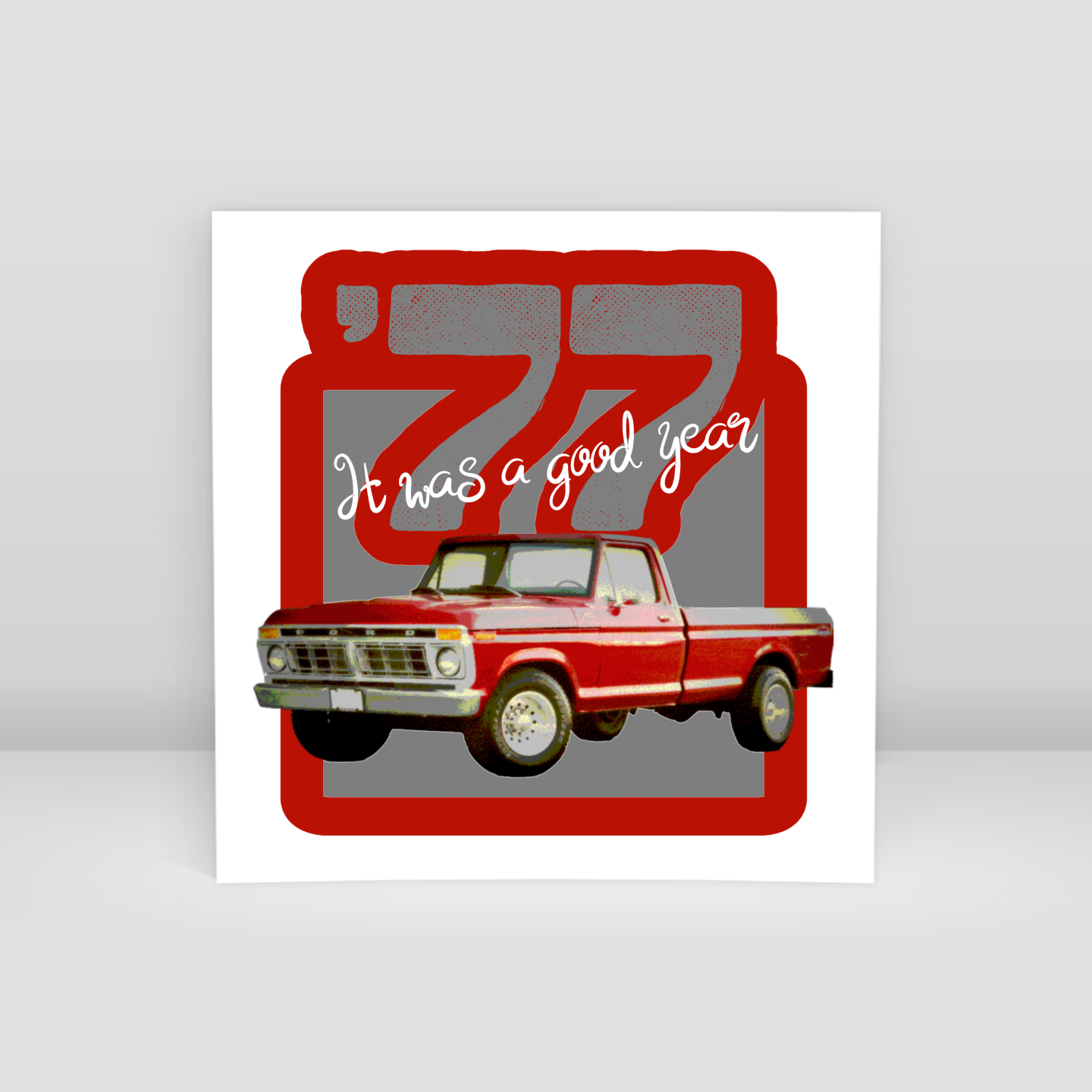 77 F-100 - Art Print