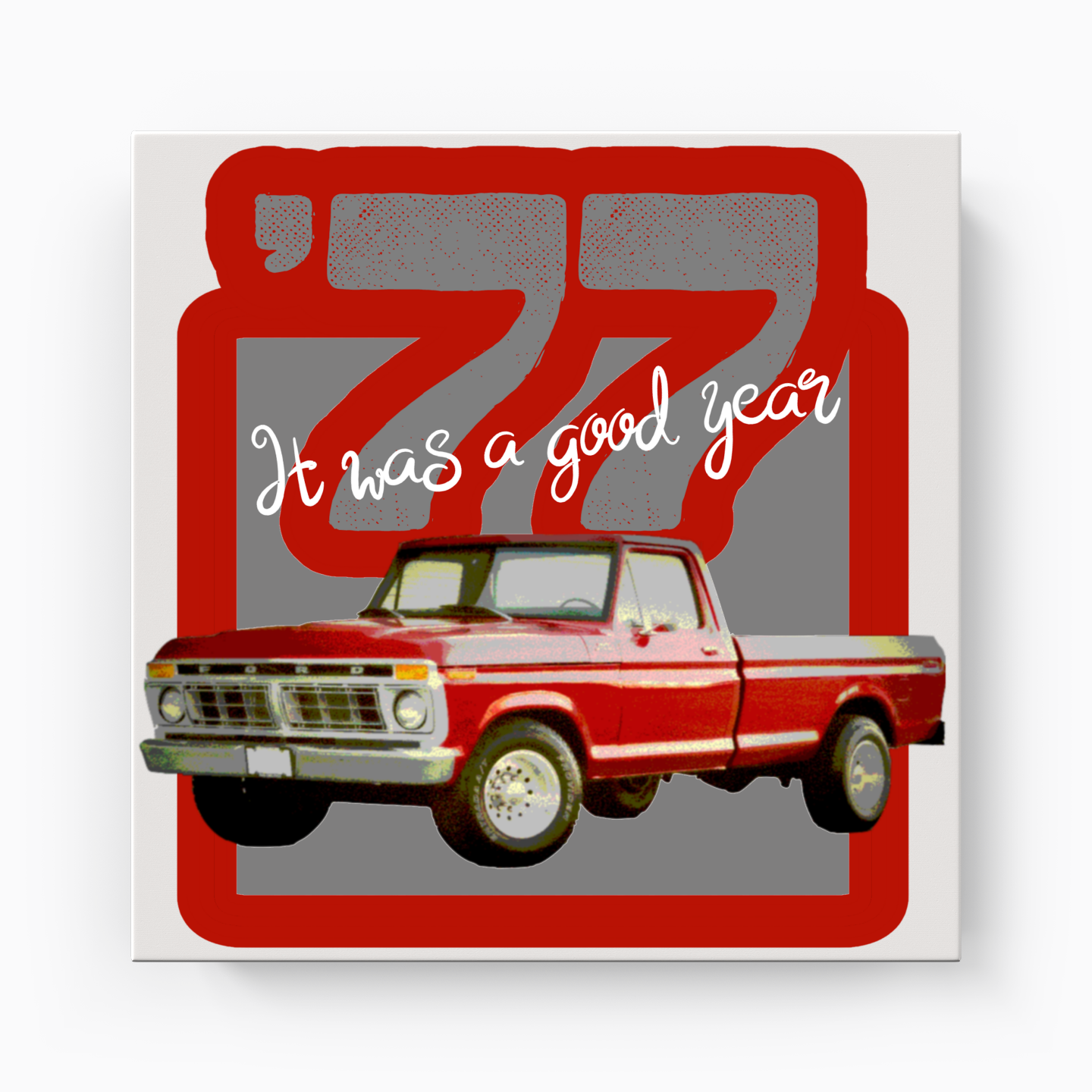 77 F-100 - Kanvas Tablo