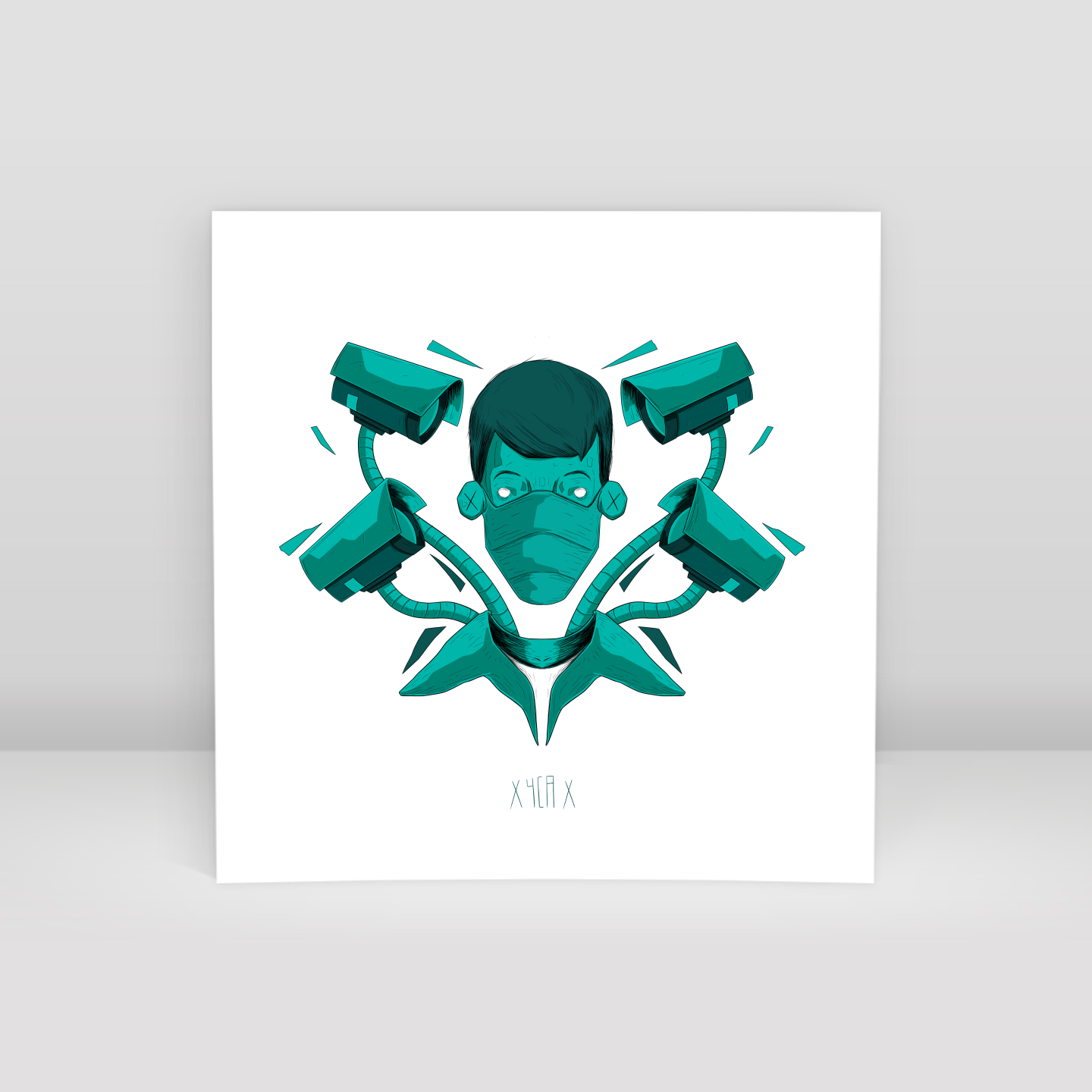 saz illustration - Art Print