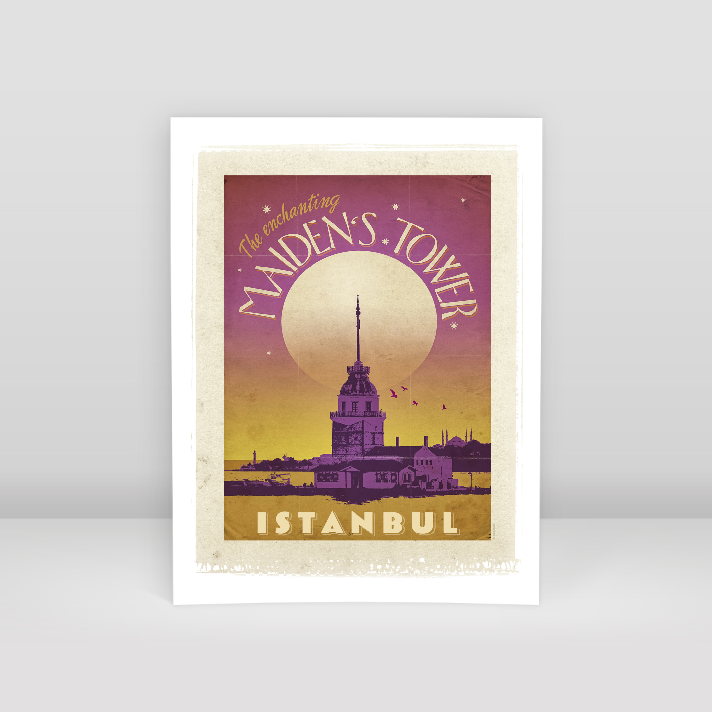 Istanbul Maiden's Tower - Art Print