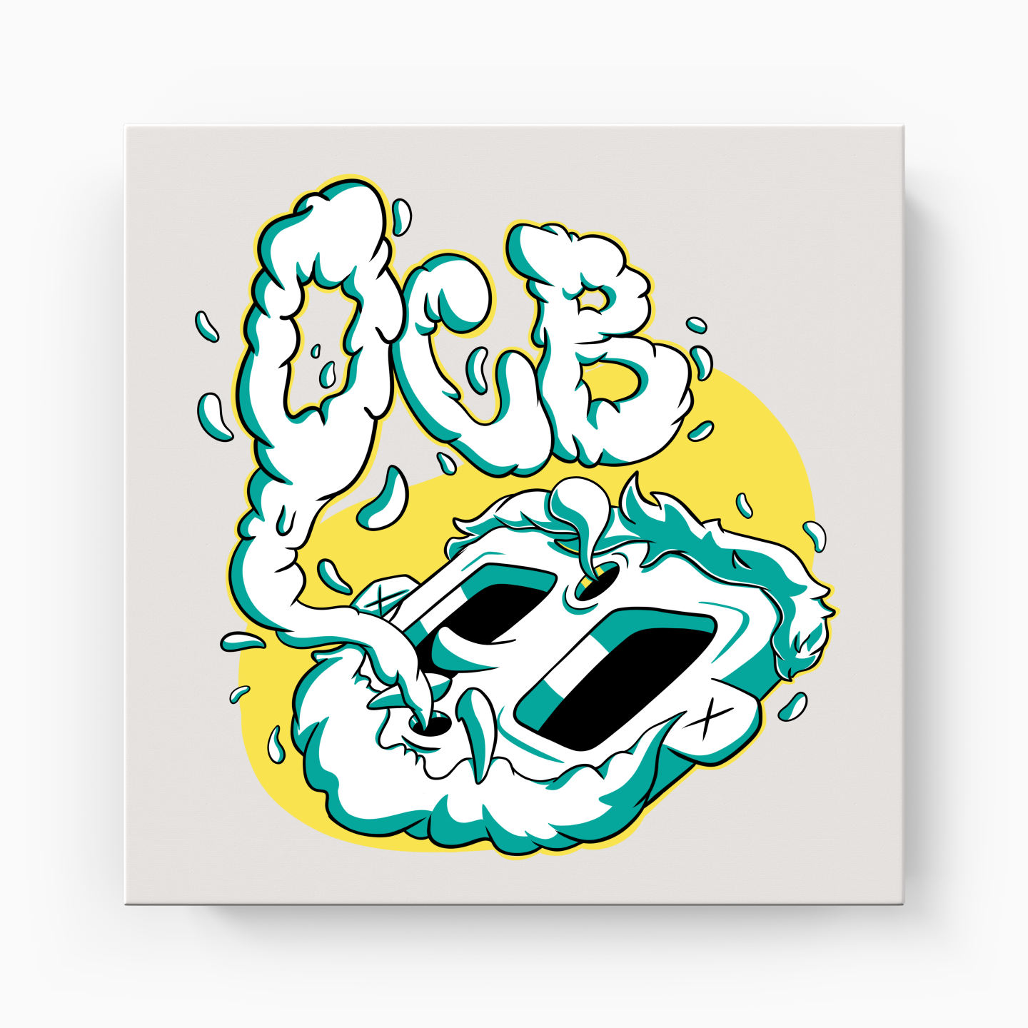Ocb doodle - Canvas Print