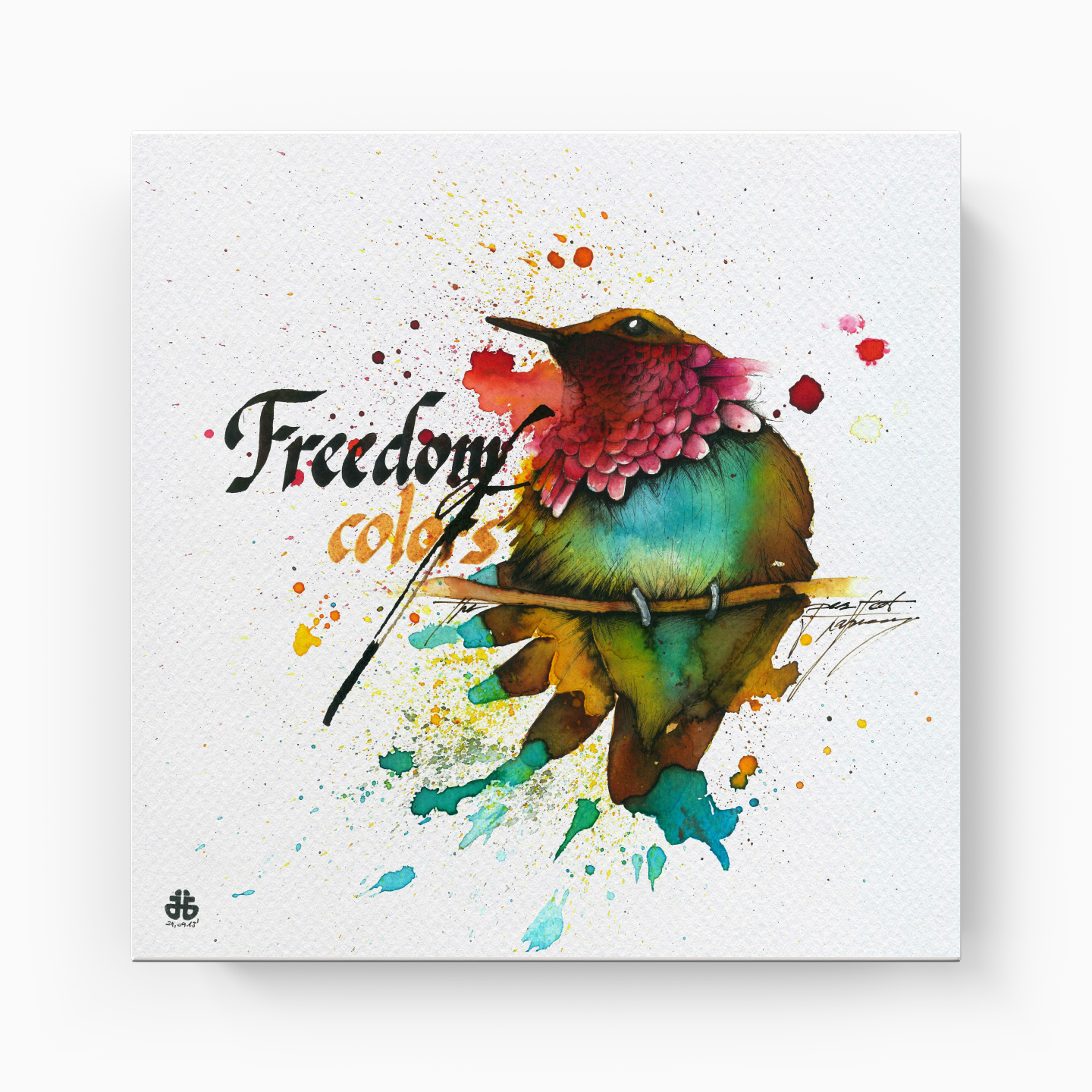 Freedom of colors - Canvas Painting