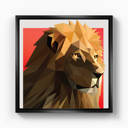 lion - Kanvas Tablo