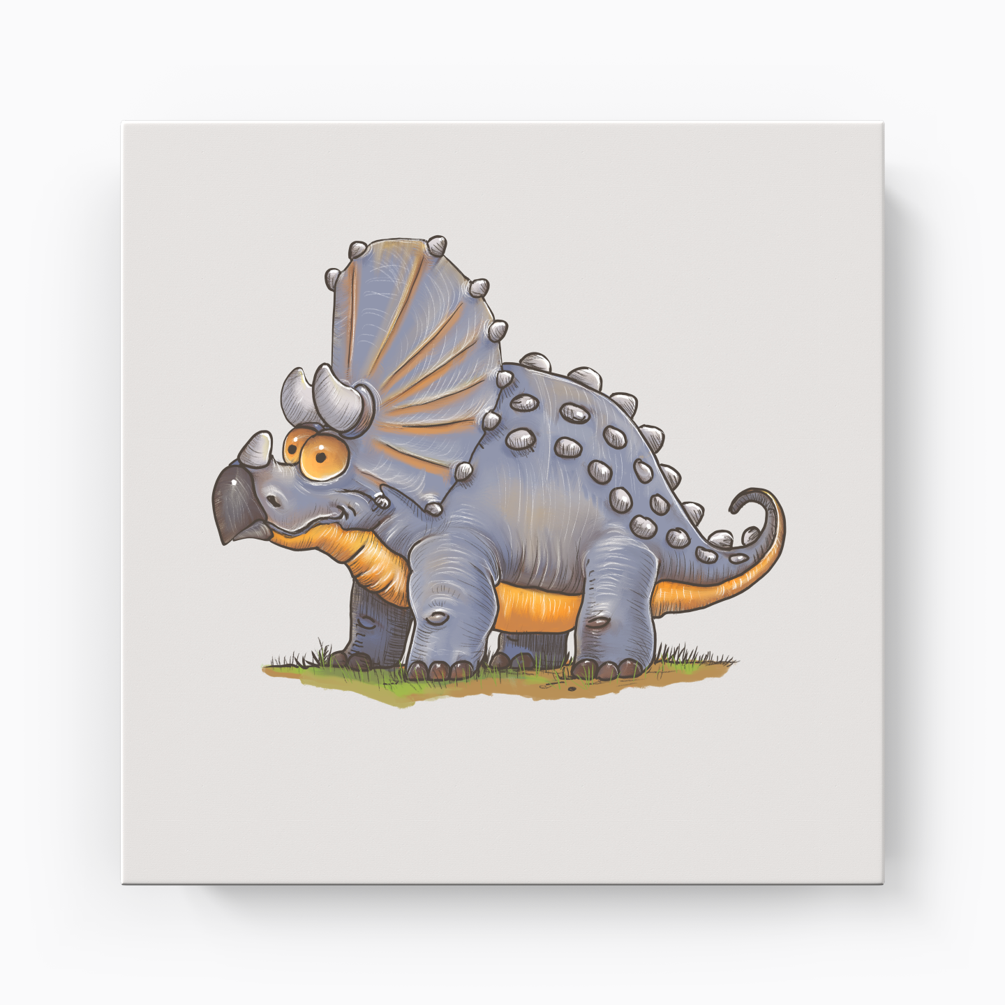 Triceratops - Kanvas Tablo