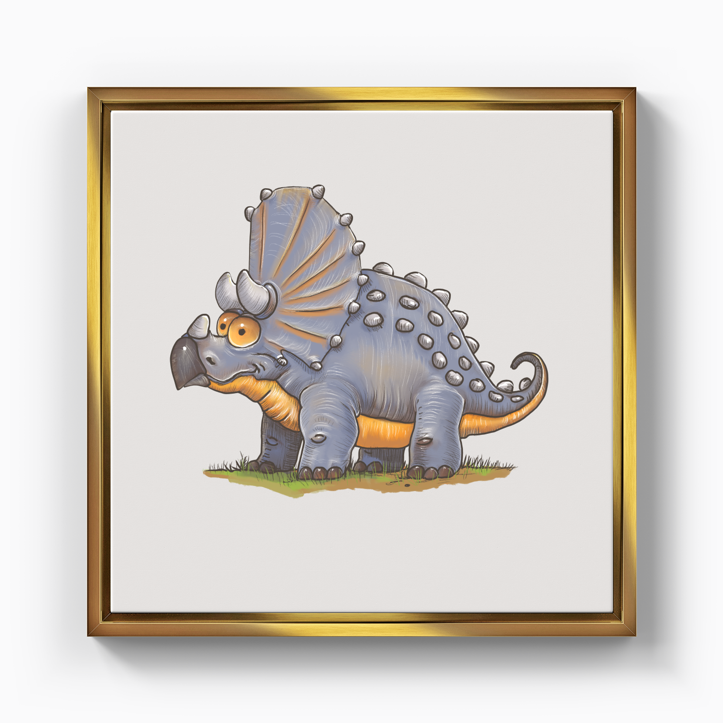 Triceratops - Kanvas Tablo