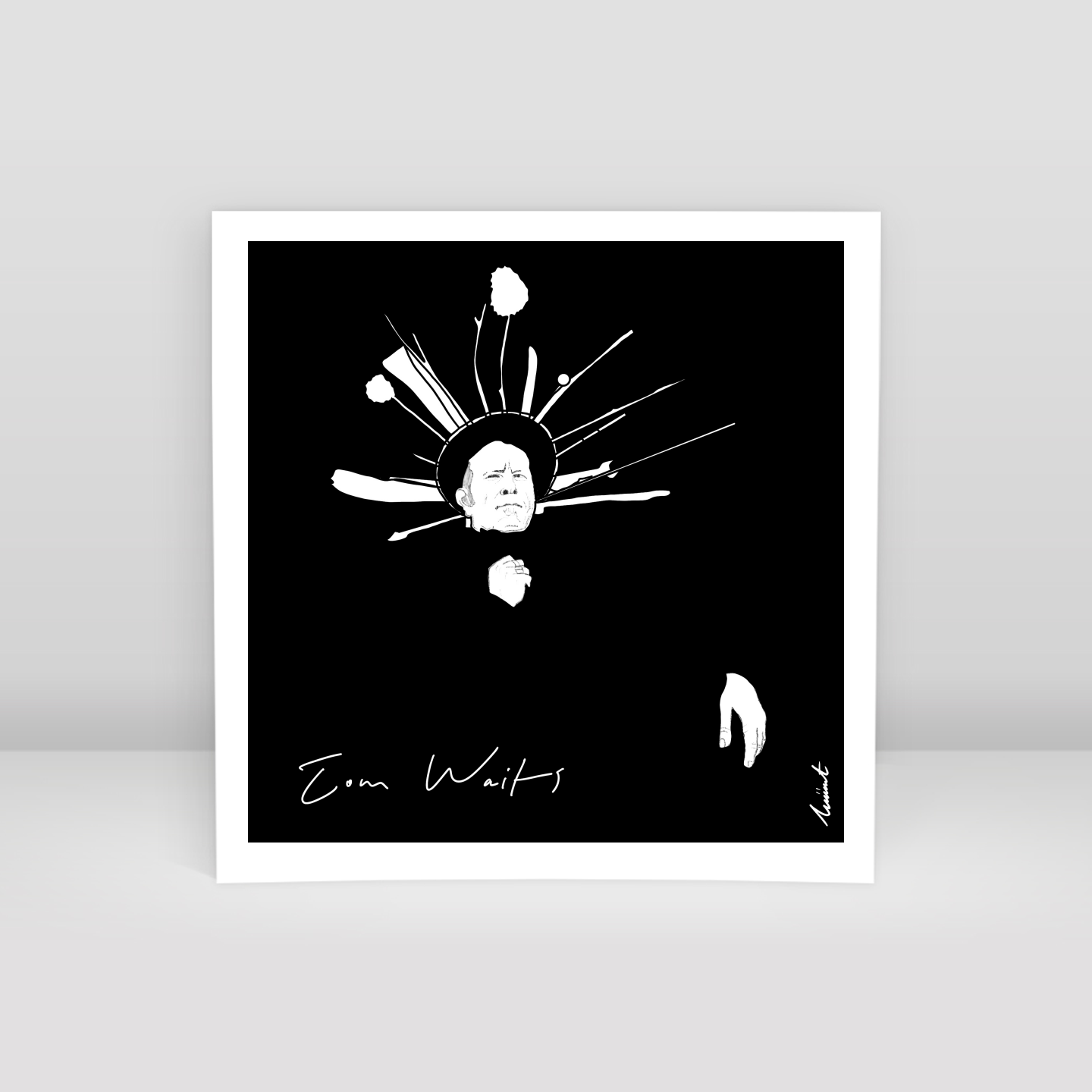 Tom Waits - Art Print