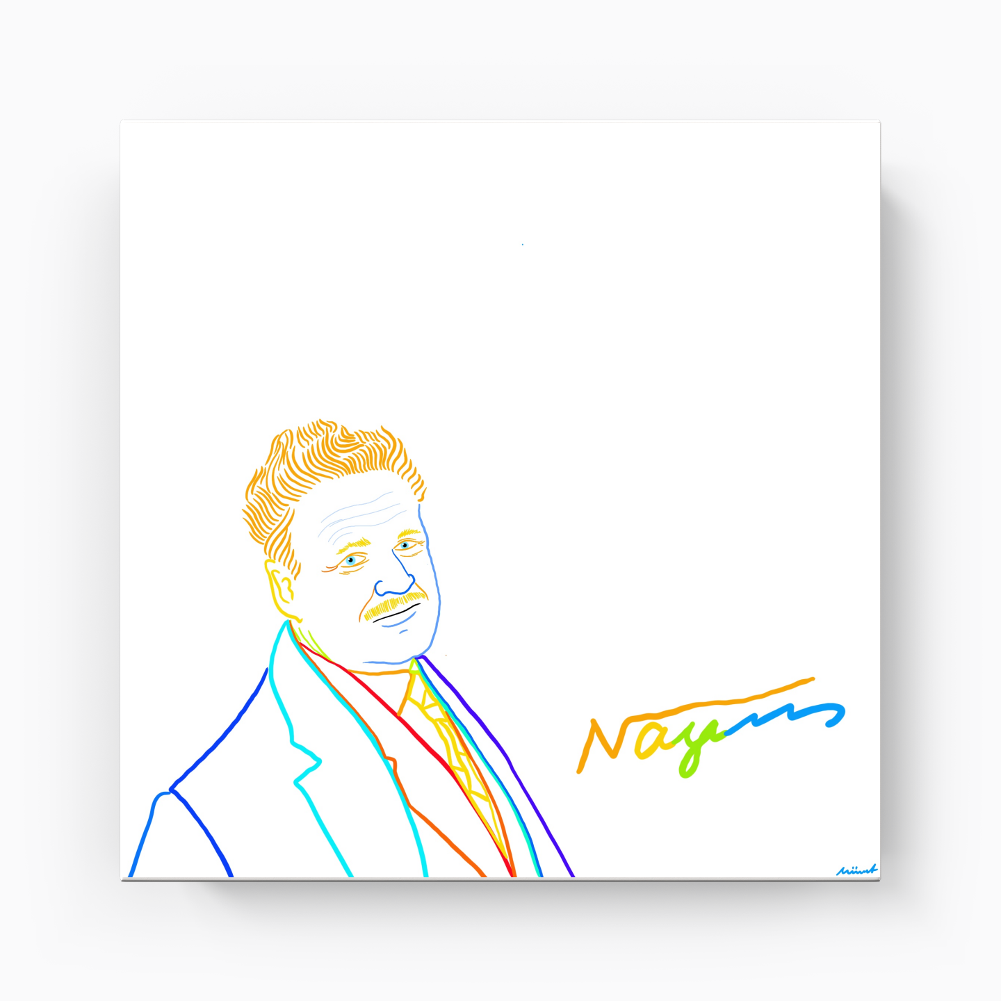 Nazım Hikmet - Kanvas Tablo