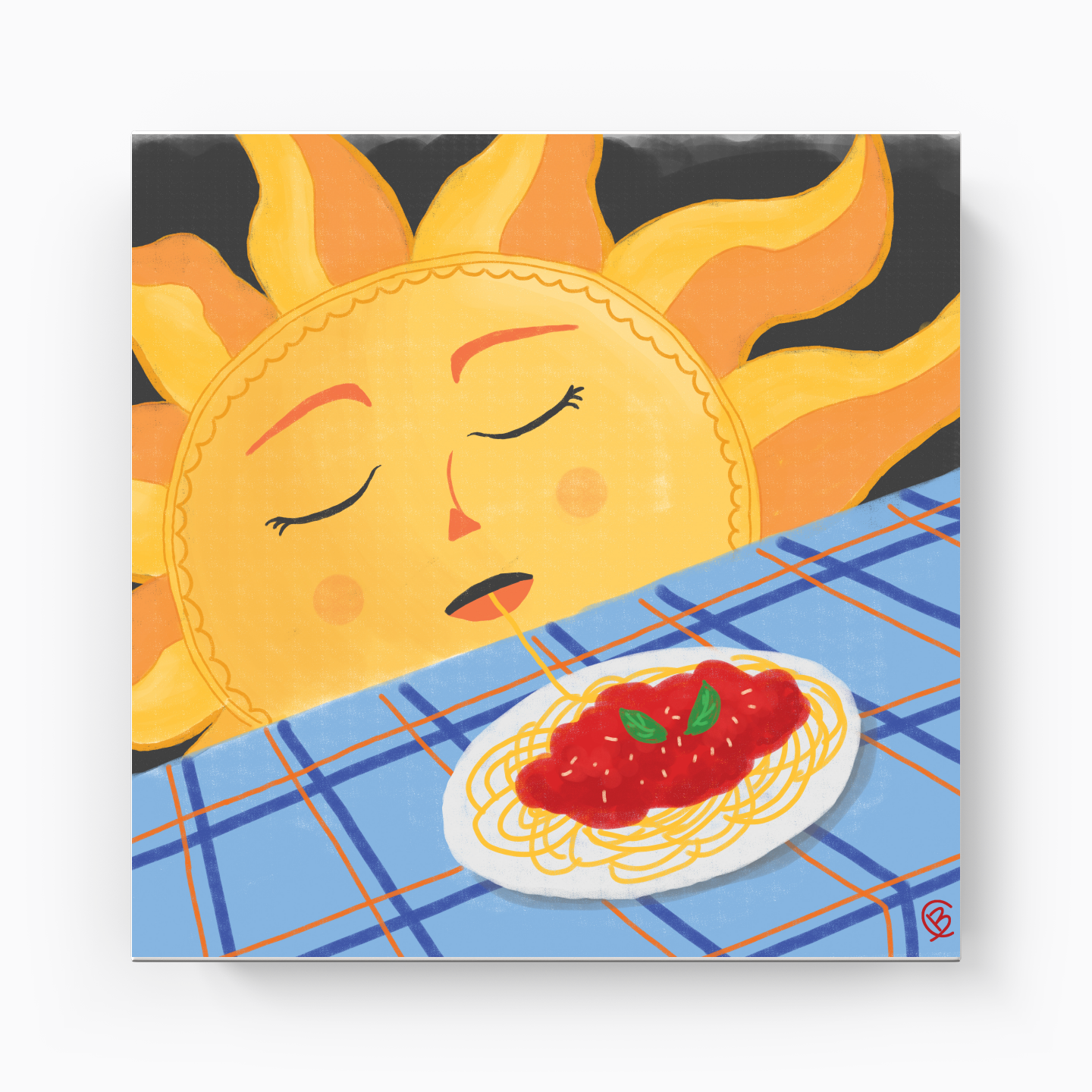 Spaghetti - Canvas Print
