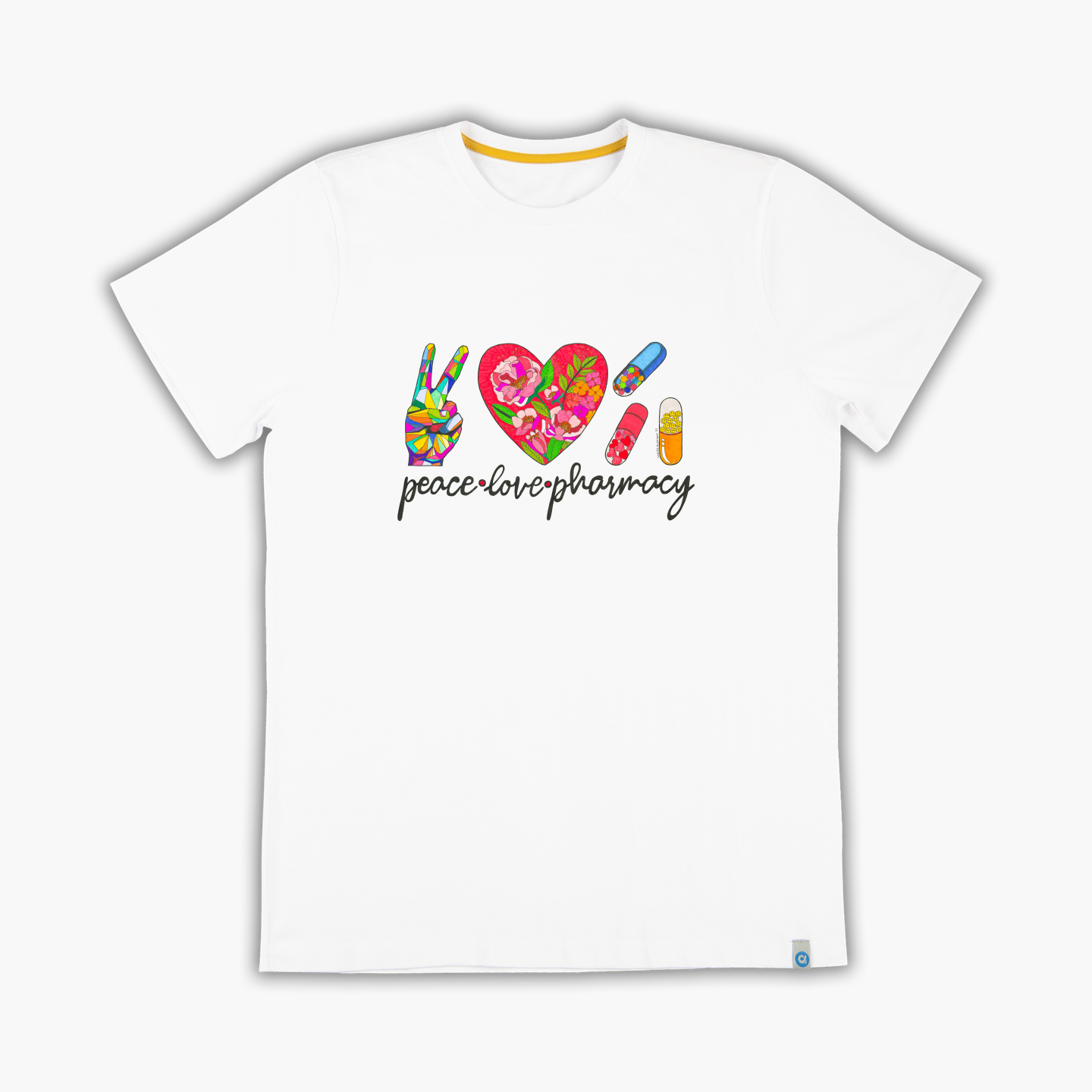peace, love, pharmacy - T-Shirt