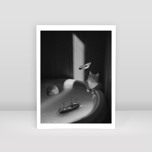 Cat's Dream - Art Print