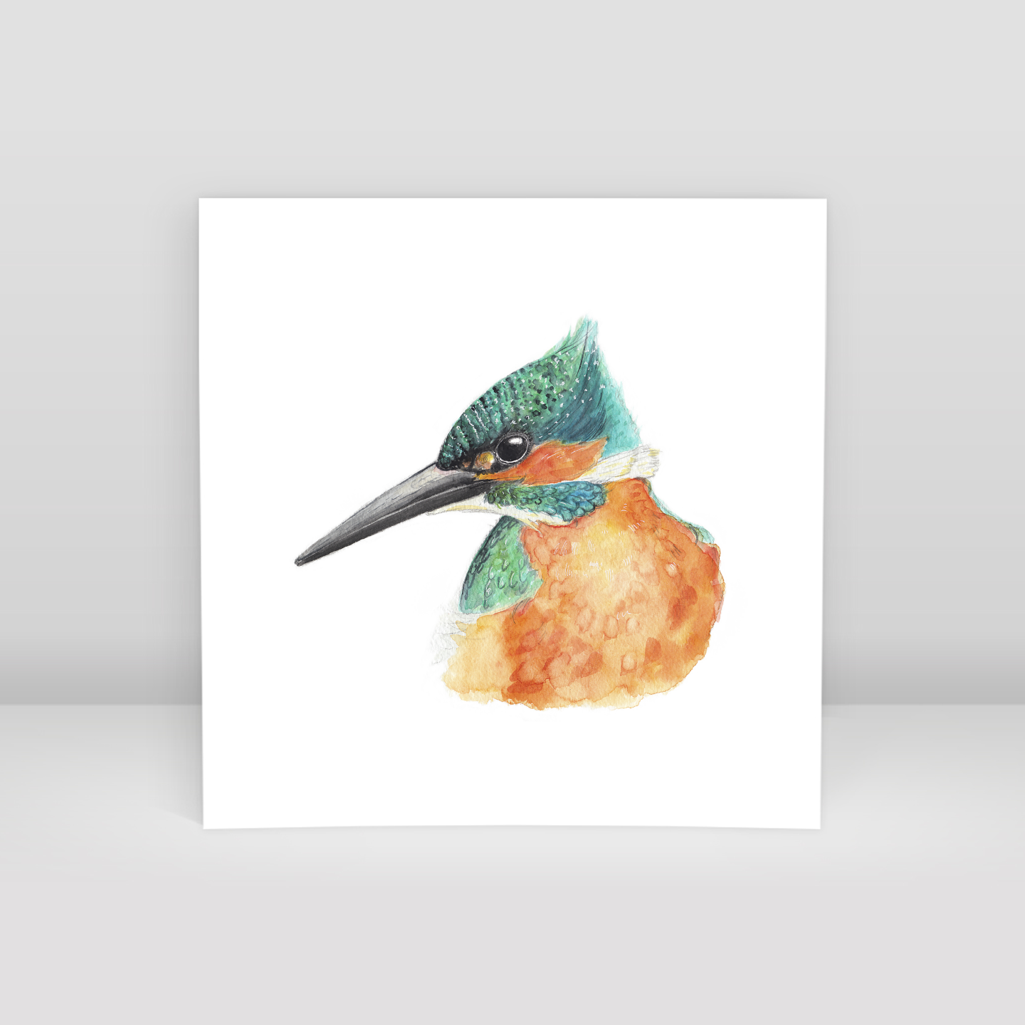 King Heron - Art Print