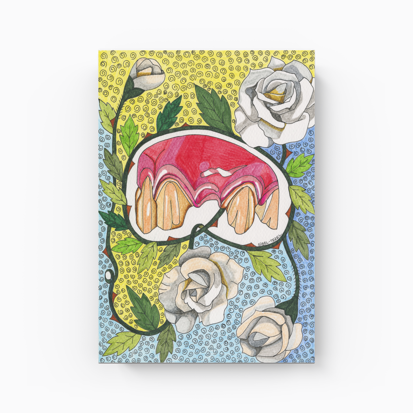 tooth preparation - Canvas Print