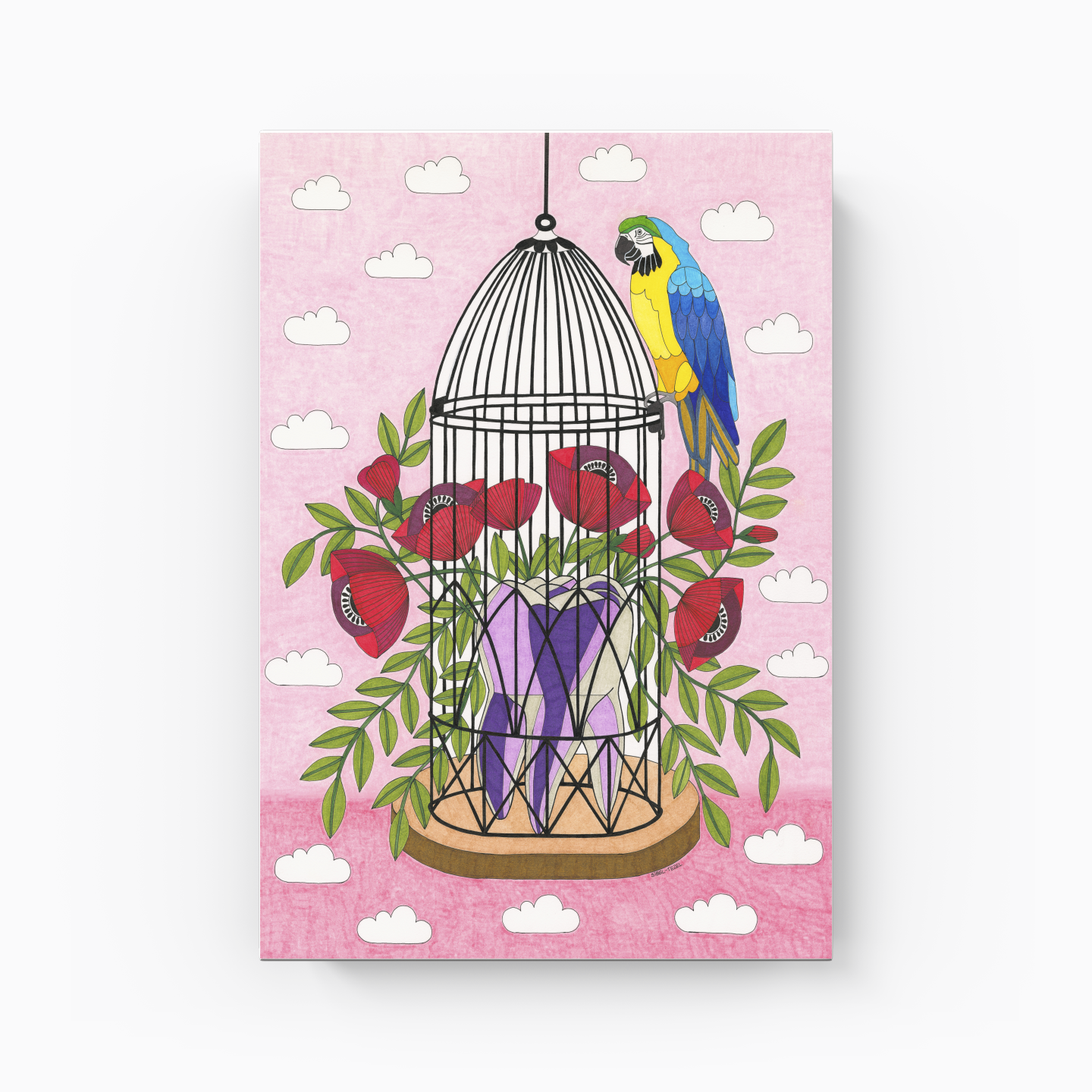 bird cage - Canvas Painting
