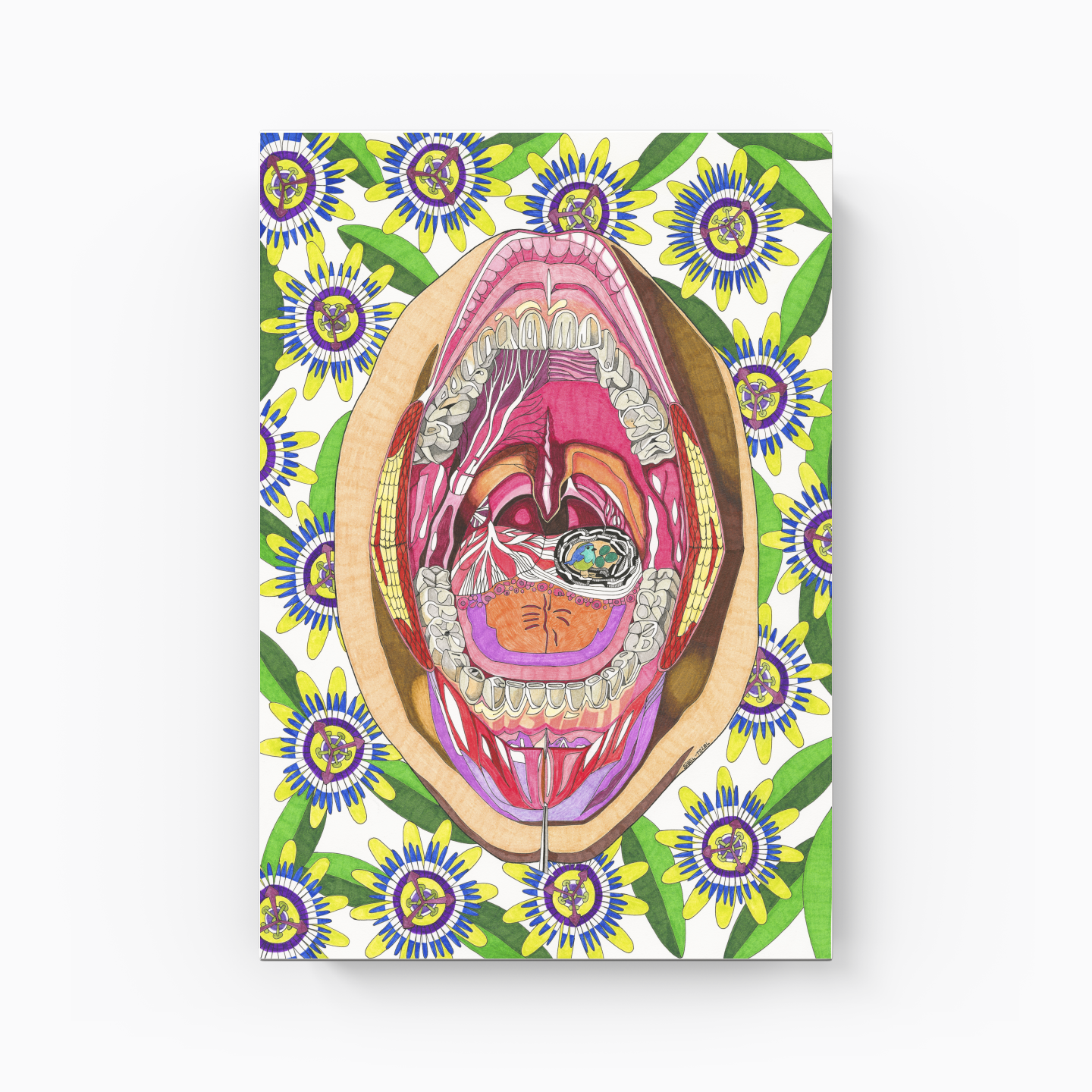 bird nest - Canvas Print