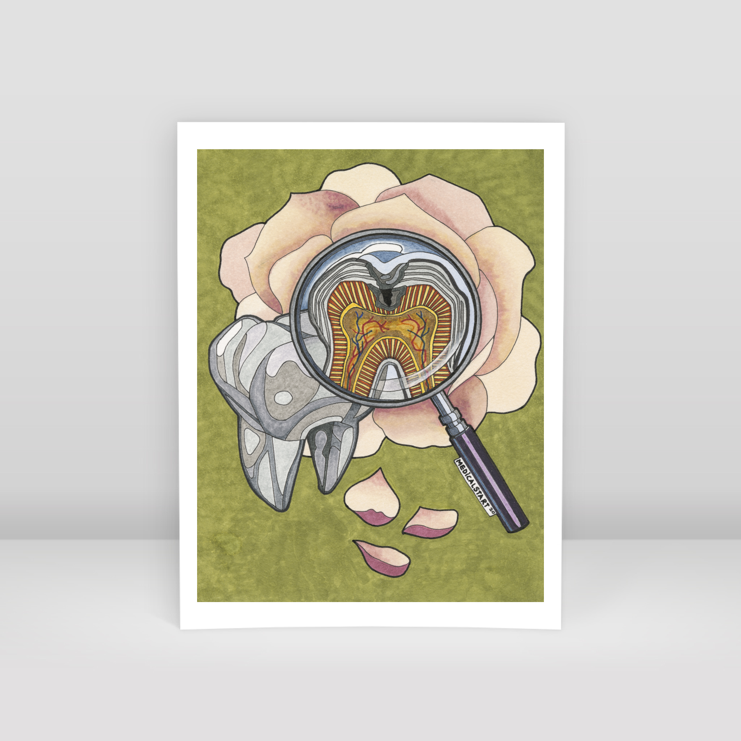 elegance dentistry - Art Print