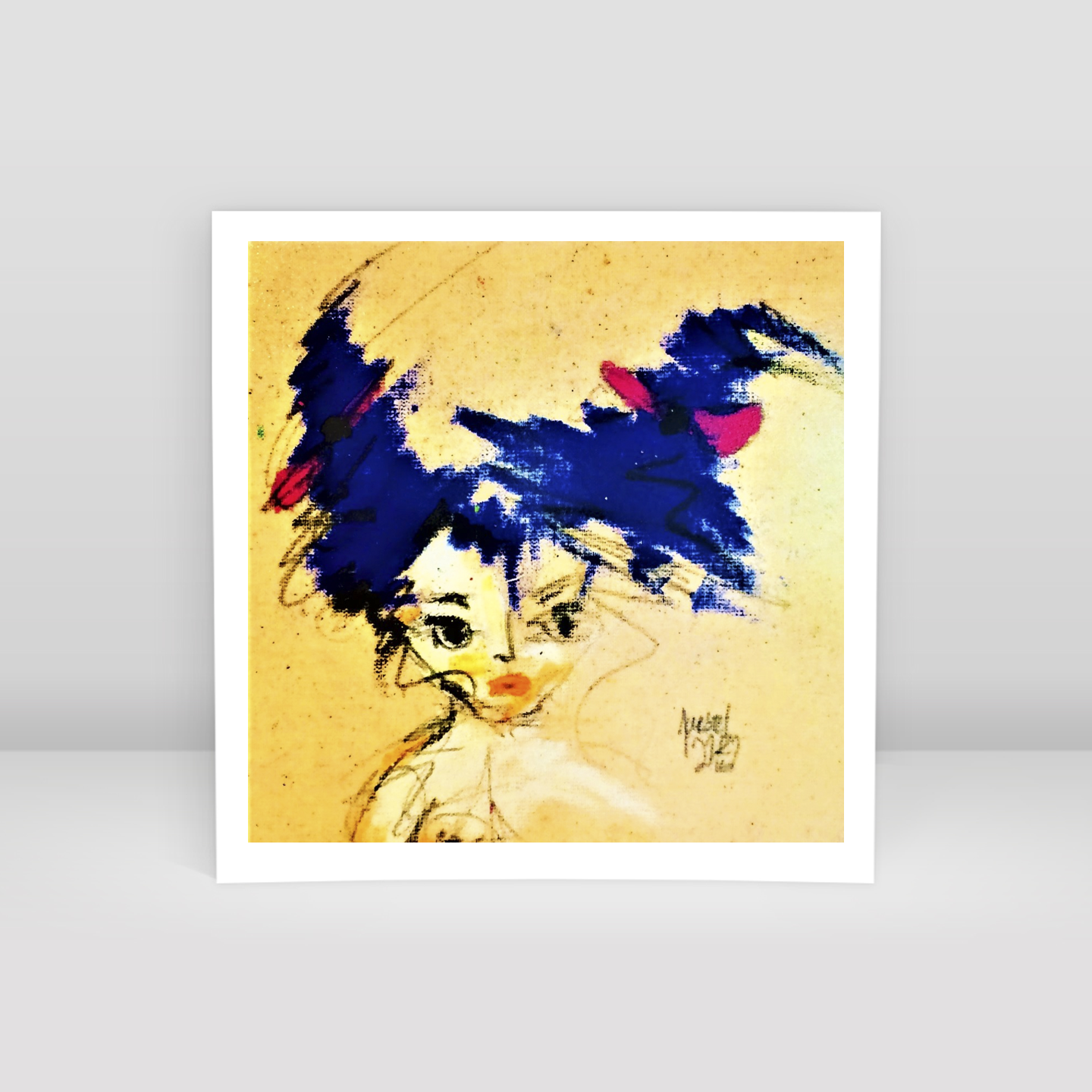 Rebellious Girl - Art Print