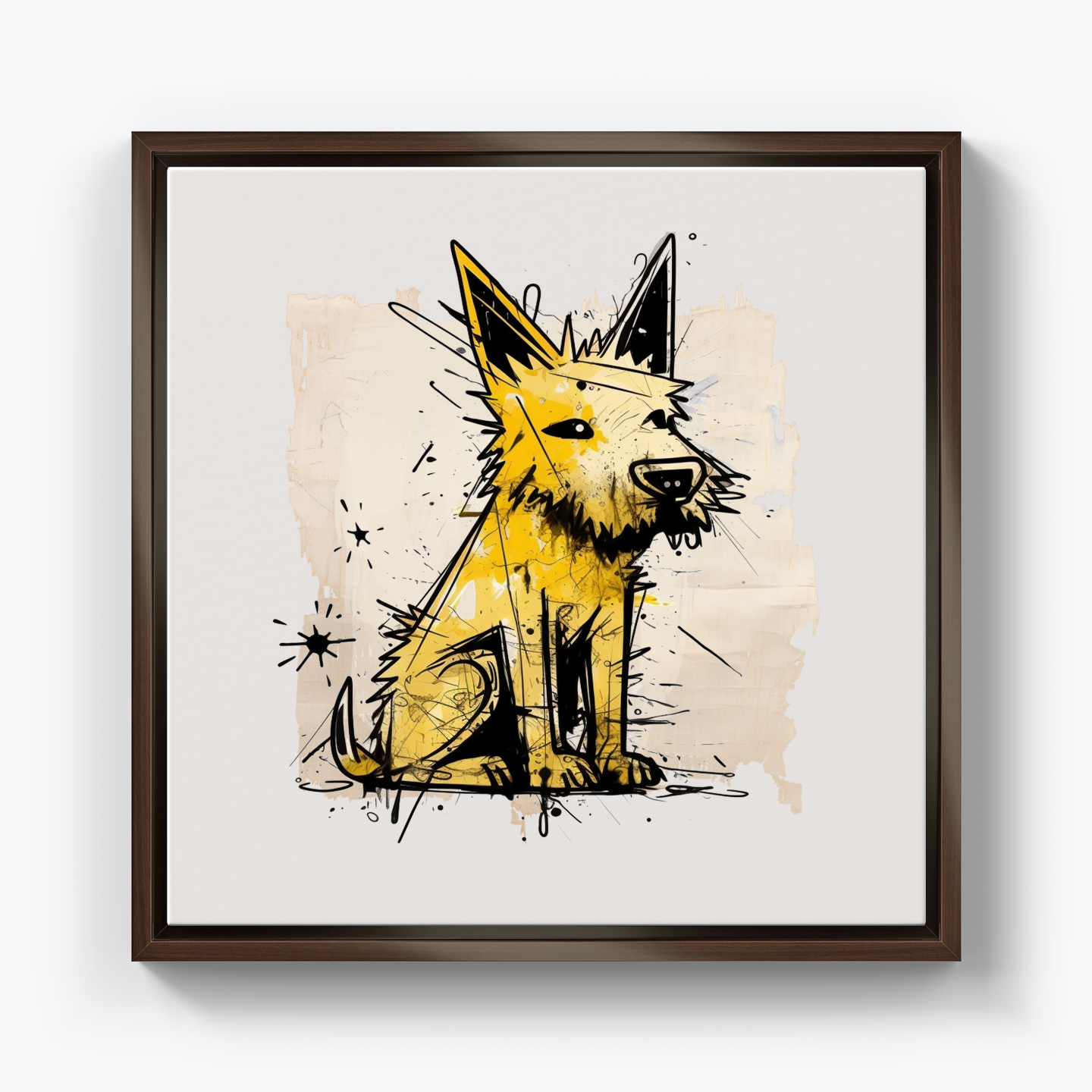 ghetto the dog - Canvas Print