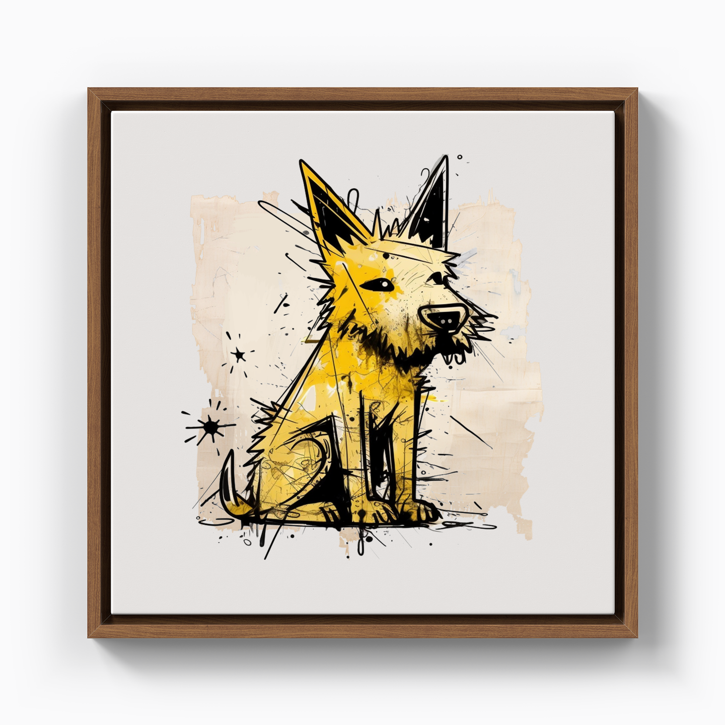 ghetto the dog - Canvas Print