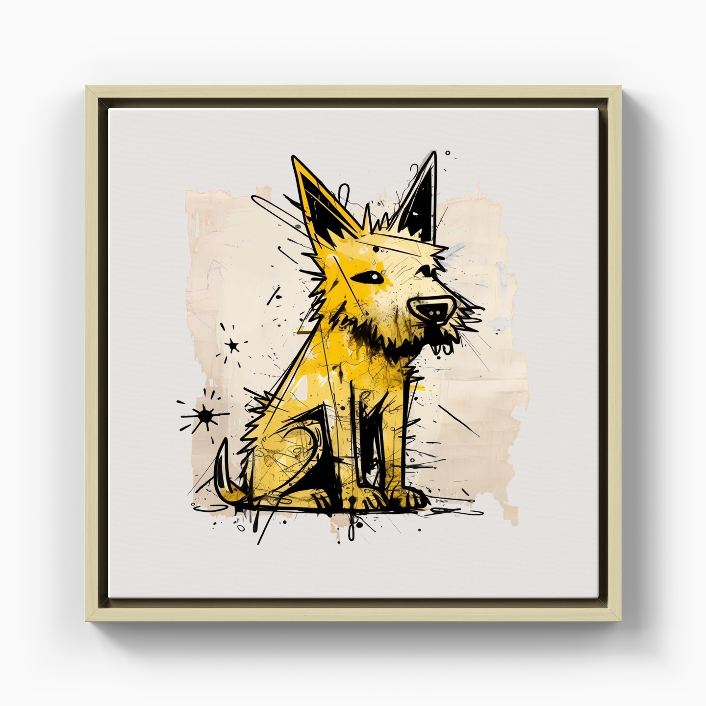 ghetto the dog - Canvas Print