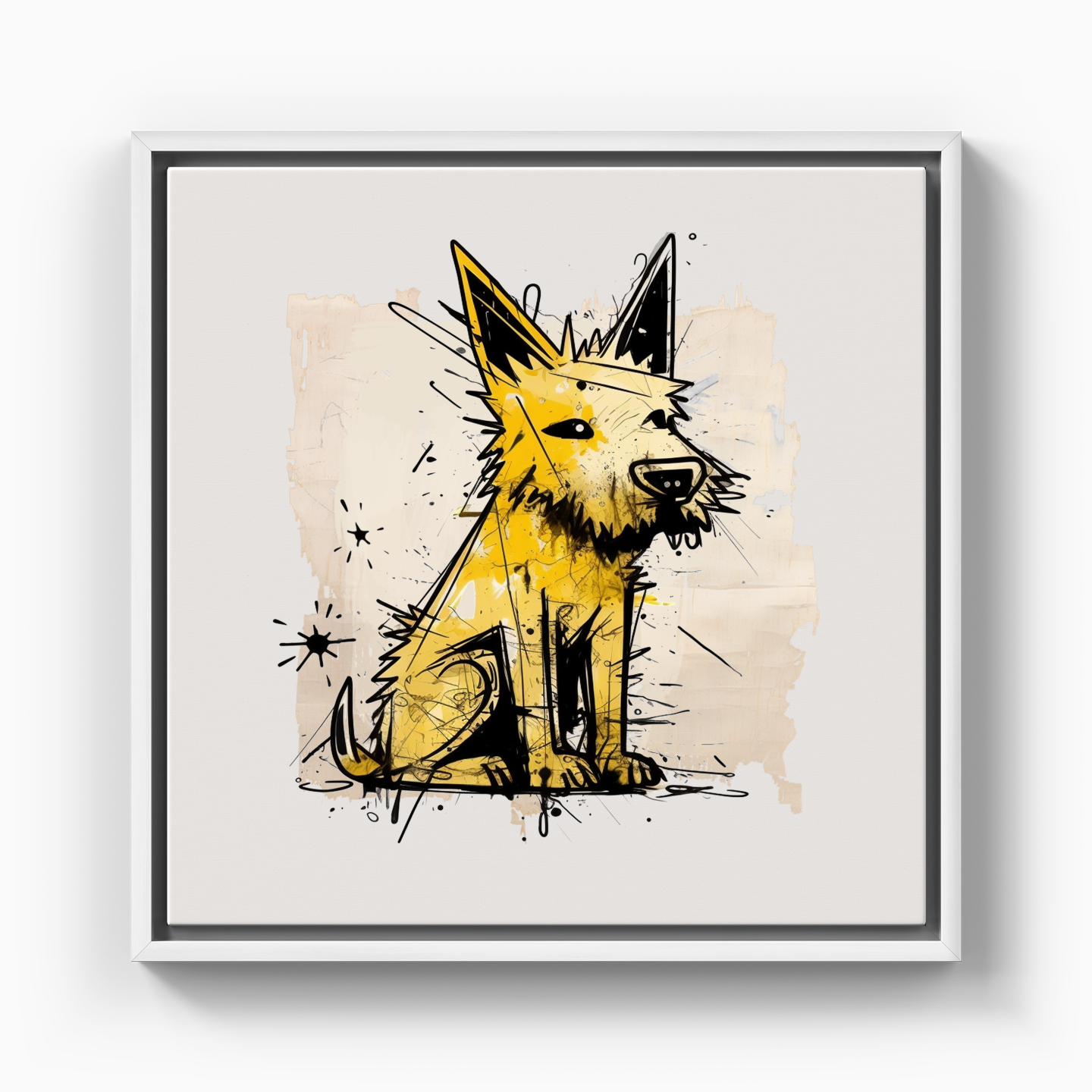 ghetto the dog - Canvas Print