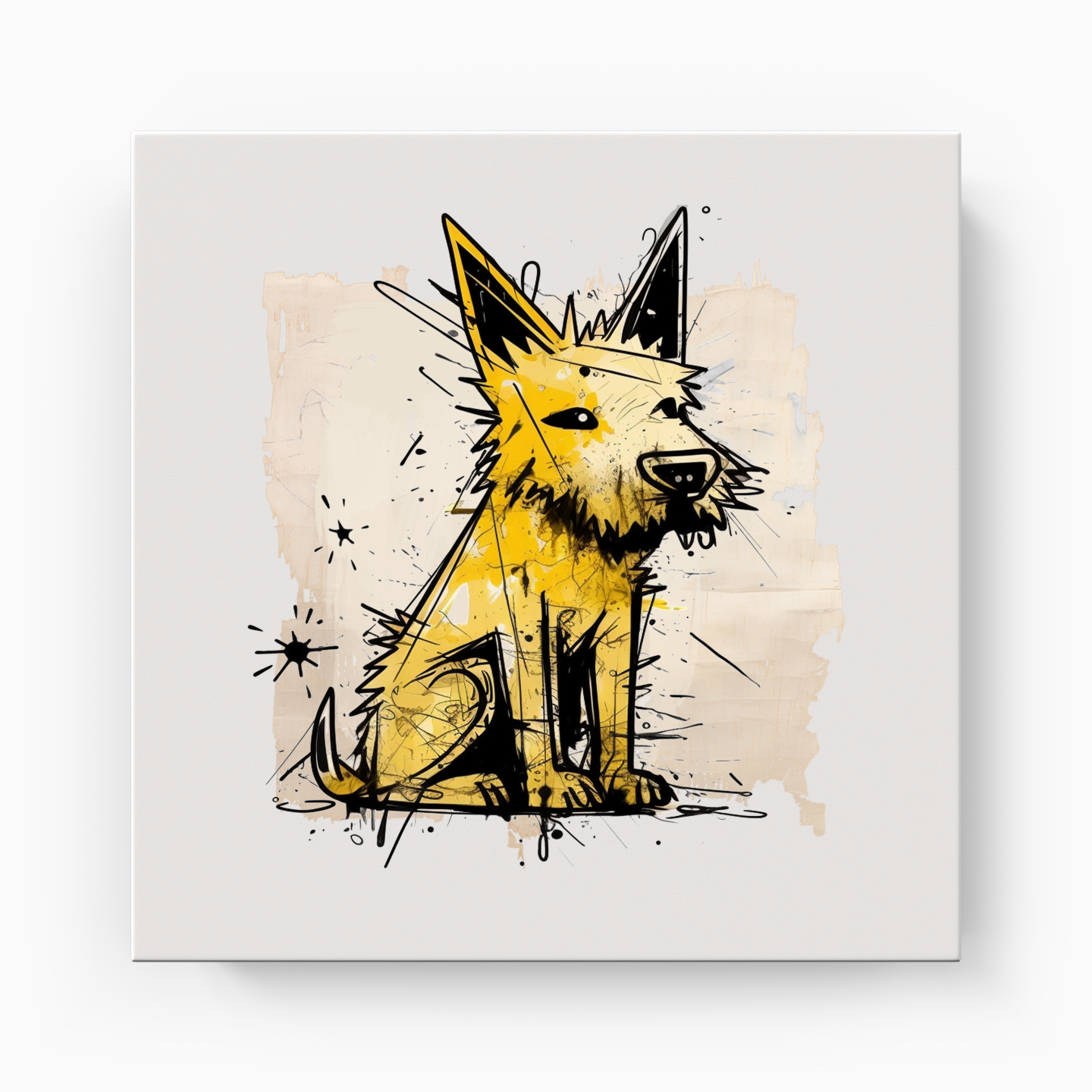 ghetto the dog - Canvas Print
