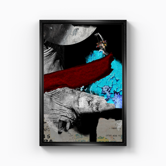 Rhino's Dream - Kanvas Tablo
