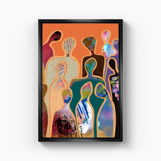 Kafamın içi - Kanvas Tablo