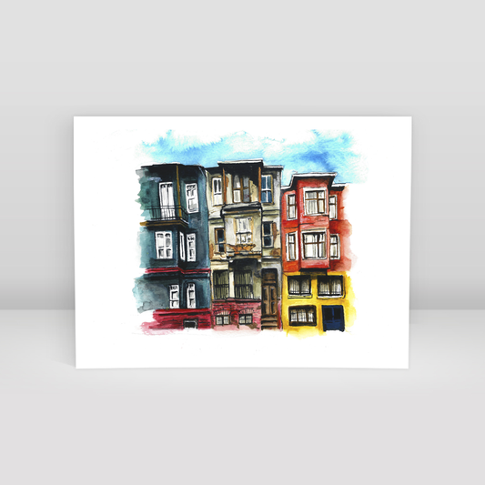 Balat Streets - Art Print
