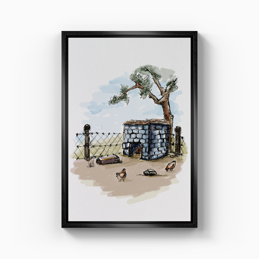 Kümeshan - Kanvas Tablo