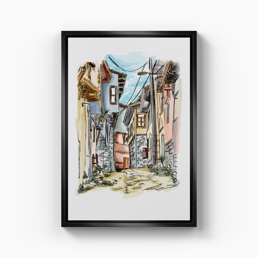 Cumalıkızık - Kanvas Tablo