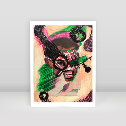 Oil pastel 2 - Art Print