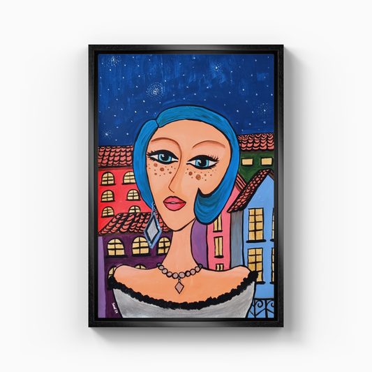 İlk Karşılaşma - Kanvas Tablo