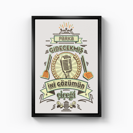 The flower of my two eyes - Canvas Painting