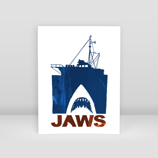 Jaws The Big Fish - Art Print