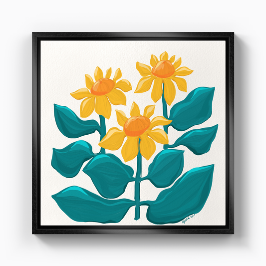 Sunflowers - Kanvas Tablo