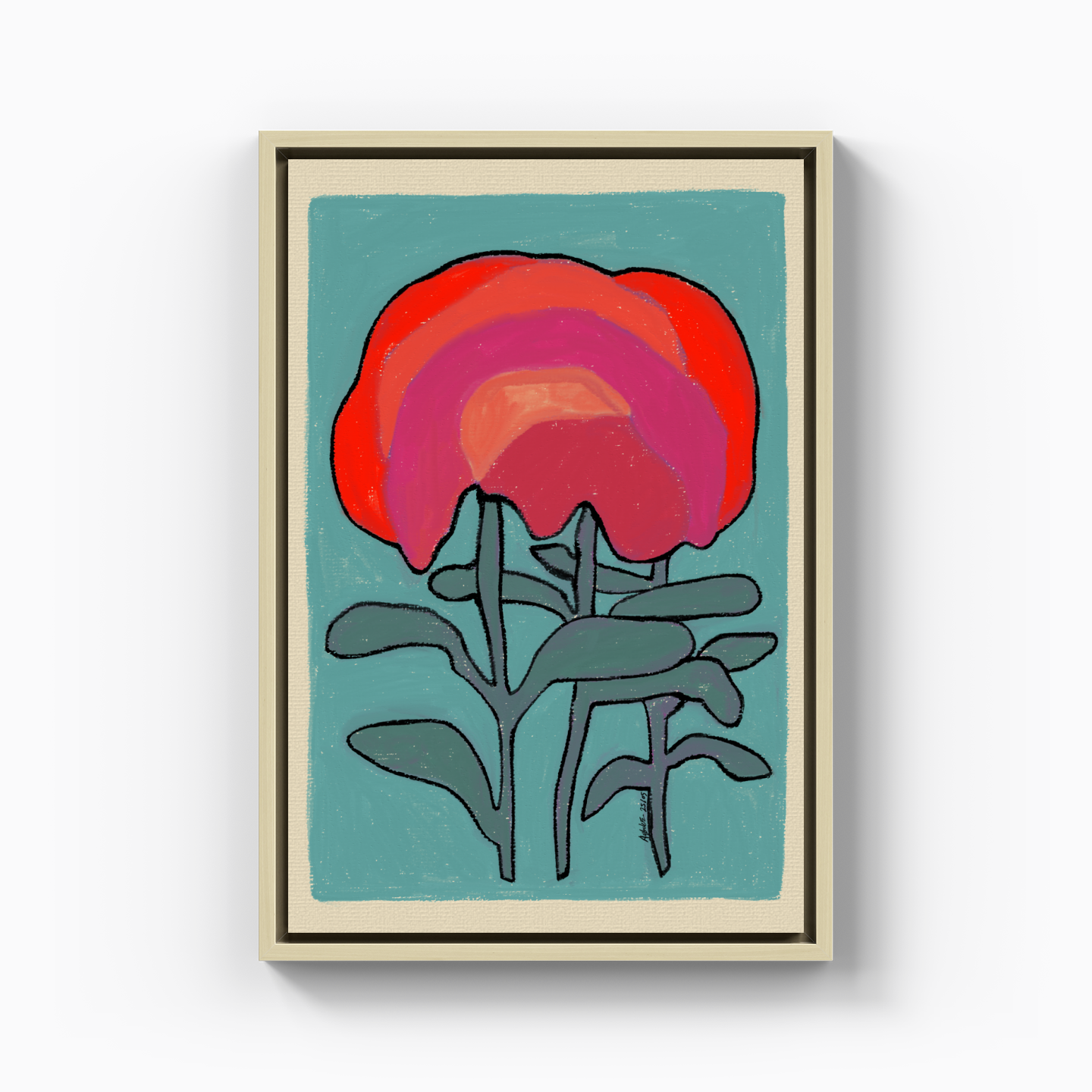 Gelincik - Kanvas Tablo