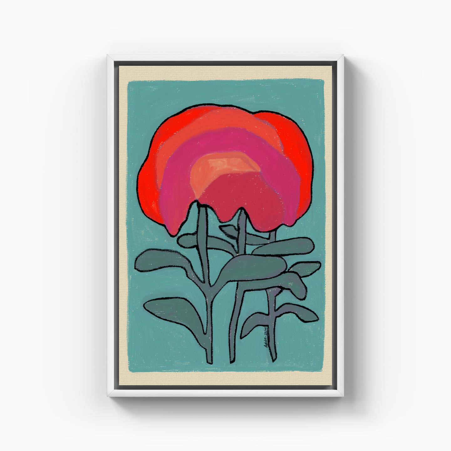 Gelincik - Kanvas Tablo