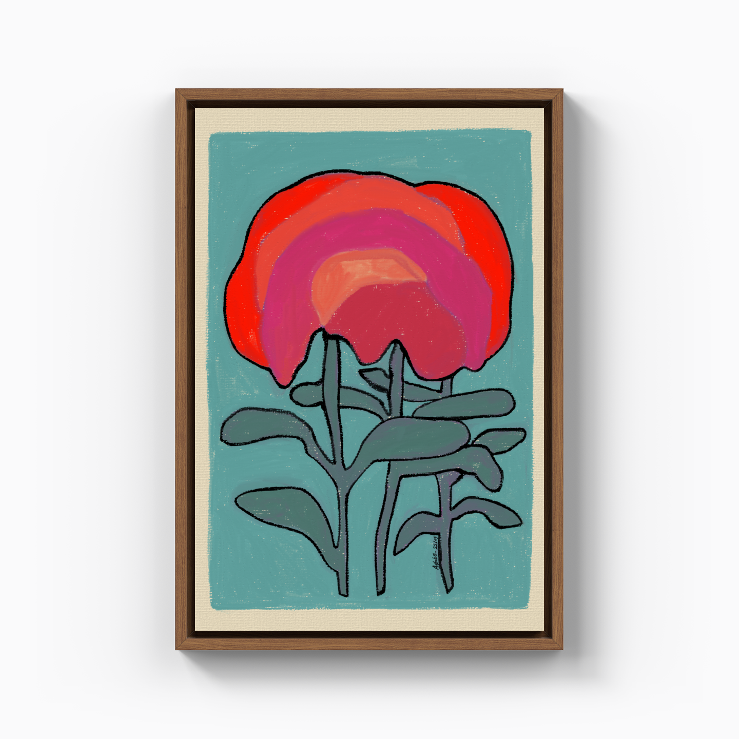 Gelincik - Kanvas Tablo