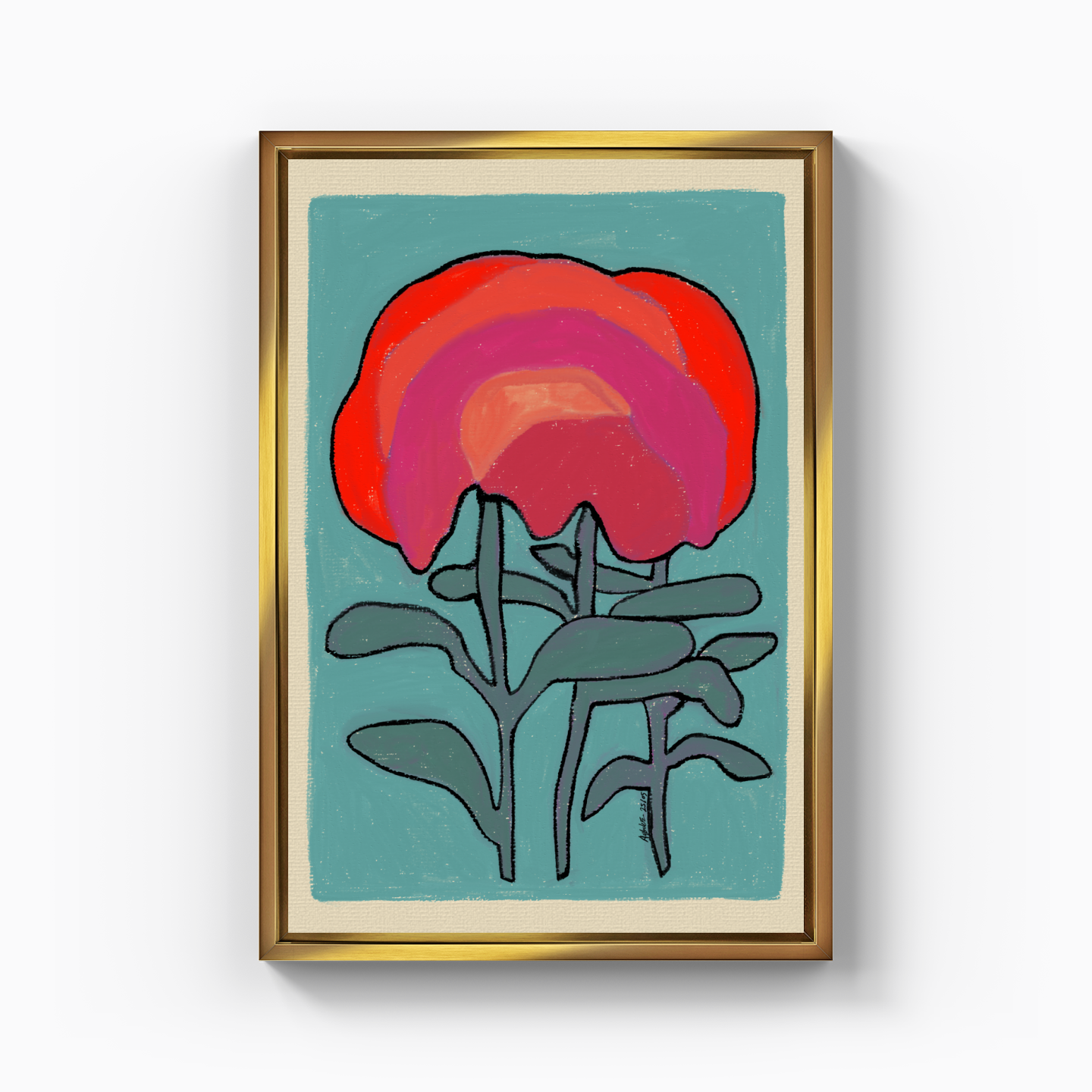 Gelincik - Kanvas Tablo