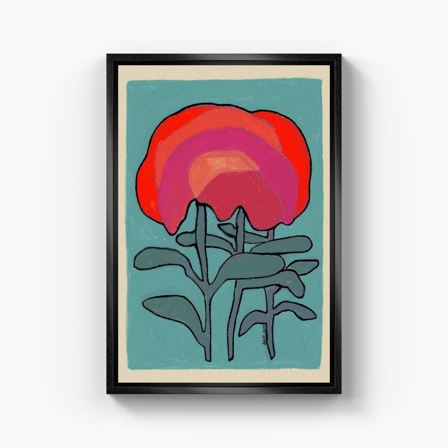 Gelincik - Kanvas Tablo